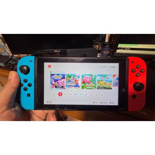 Nintendo Switch 電力加強版（二手）+ Switch Pro手把（二手）