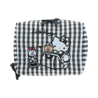 日本 sun-star 三麗鷗 Hello Kitty & Tiny Chum 筆袋/ 黑 eslite誠品