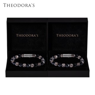 【THEODORA'S】情侶對飾-煙燻暮色 黑瑪瑙茶水晶礦石手鍊-女款&男款【希奧朵拉】