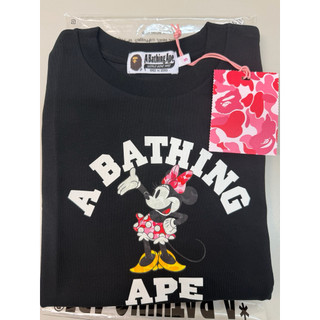 Bape x Disney Minnie女短版短T
