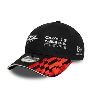 【NEW ERA】紅牛 Red Bull 黑色 賽車 帽沿格 排扣 穿搭 9FOFTY【ANGEL NEW ERA】