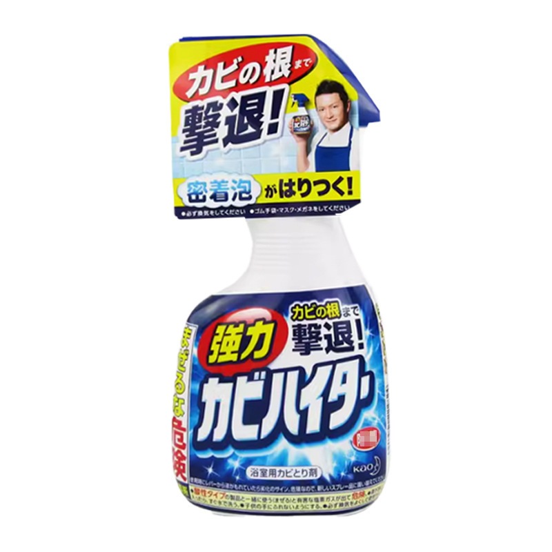 日本KAO花王 HAITER浴室強力除霉噴霧400ml 補充瓶 泡沫清潔劑 去霉劑 磁磚浴缸 去霉除菌除垢 矽利康