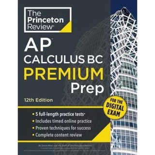 [華通書坊]Princeton Review AP Calculus BC Premium Prep, 12th Edition 9780593518229