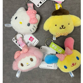 -Closer- 日本 現貨 三麗鷗 SANRIO 臉部造型 圓形扣環 鑰匙圈 吊飾