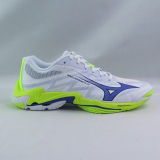 Mizuno V1GA260039 Wave Lightning ELITE 男排球鞋 白x黃藍【iSport愛運動】