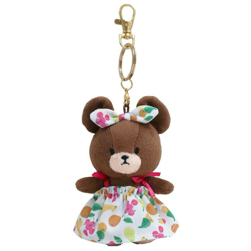 現貨｜🇯🇵 THE BEAR’S SCHOOL小熊學校Jackie傑琪小熊水果洋裝絨毛上學熊吊飾
