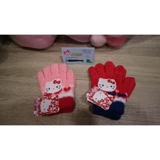 婕的店日本精品~日本帶回~Sanrio Kitty日本製兒童保暖手套 魔術手套