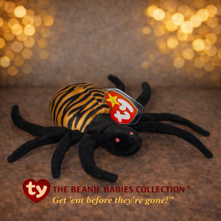 美國豆豆娃TY 蜘蛛娃娃 Beanie Babies｜Original 蜘蛛娃娃萬聖節風 收藏公仔