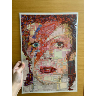 大衛鮑伊 David Bowie 印刷品 海報 版畫 cracked actor