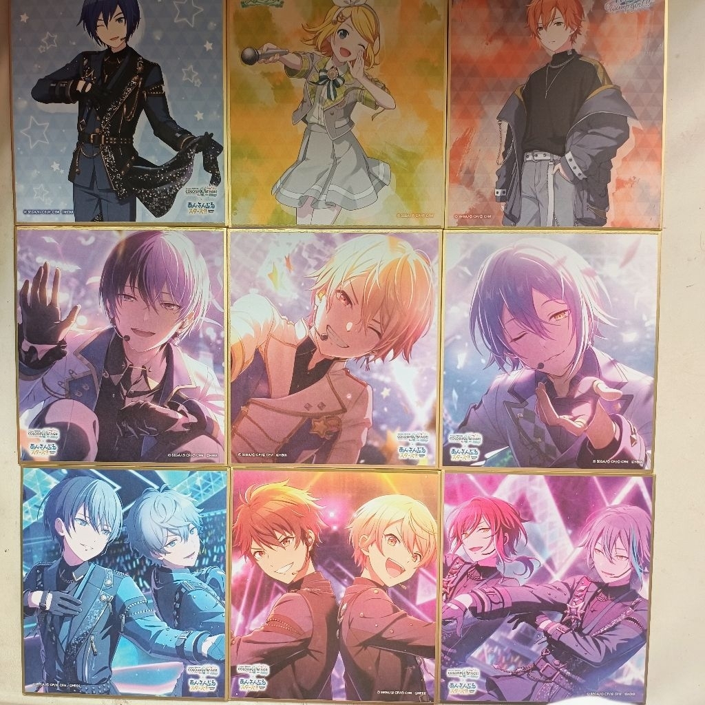 【プロセカ/世界計畫/普羅】多角色 色紙紙片 合奏連動 感謝祭 司類 心羽杏彰人冬彌 奏真冬 實乃里遙愛莉雫 一歌咲希