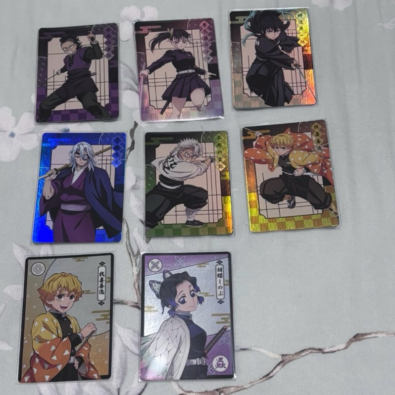 鬼滅之刃 抽卡機小卡｜時透無一郎｜胡蝶忍｜宇髓天元｜不死川實彌｜我妻善逸｜不死川玄彌｜栗花落香奈乎