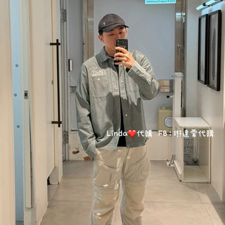 Linda❤️代購 adidas MARK GONZALES 長袖 襯衫 男/女 Originals KE1009 藍