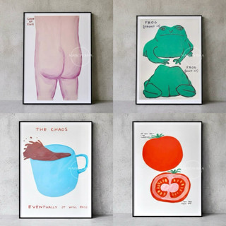 瑪森藝術｜英國藝術家 David Shrigley 經典作品系列 海報 簡約北歐風 藝術海報 質感框畫裝飾畫 居家佈置