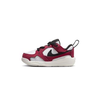 NIKE JORDAN CMFT ERA TD 小童 童鞋 運動鞋 魔鬼氈 白紅黑-HQ0508106