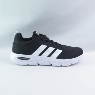 ADIDAS HQ2547 CLOUDFOAM FLEX 男 慢跑鞋 寬楦 免綁鞋帶 黑x白【iSport愛運動】