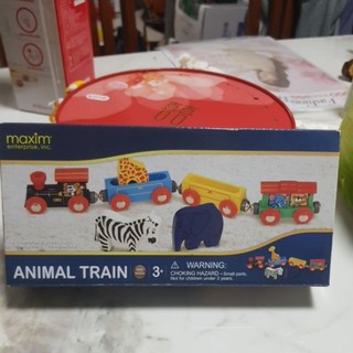 玩具木頭小火車 磁鐵 環保 交換禮物