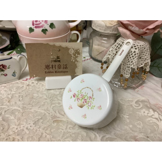 現貨 imane 玫瑰花籃 琺瑯 片手計量勺 100ml