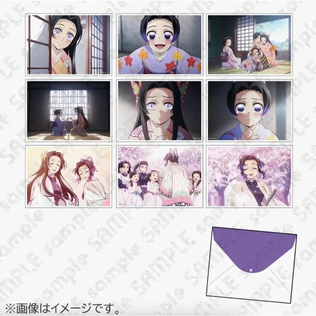[B🌸N現貨在台]鬼滅之刃 無限城劇場版 胡蝶忍 明信片信封組 胡蝶香奈惠 回憶明信片組