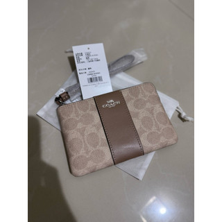 coach 手拿包 奶茶色 燕麥色 錢包