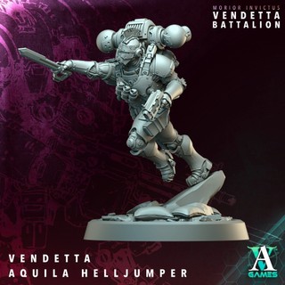Tazo工坊[AVG] 復仇之鷹地獄傘兵Vendetta Aquila Helljumper 3D列印模型MIVB