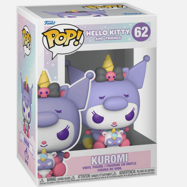 妮可日貨 FUNKO POP 三麗鷗 HELLO KITTY 庫洛米 酷洛米 KUROMI 獨角獸 睡衣派對 #62