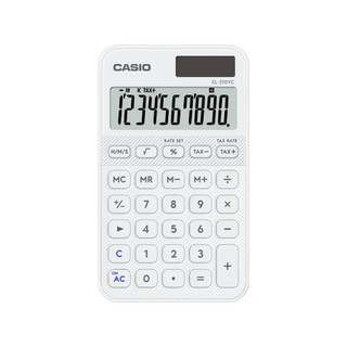 [牛博士CASIO專賣店] CASIO糖果迷你10位數計算機有5種顏色