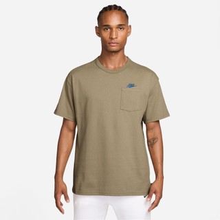 【NIKE 耐吉】短袖上衣 男 寬鬆 AS M NSW TEE LSE PRE ESS 卡其 IH1124213