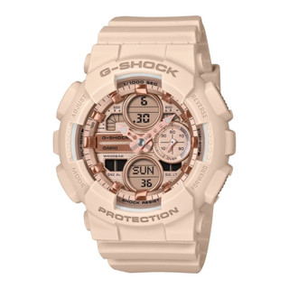 【CASIO 卡西歐】G-SHOCK 閃耀動人 優雅光澤 粉 GMA-S140PG-4A 45.9mm