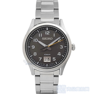 SEIKO 精工 SUR569P1手錶 黑麵 藍寶石鏡面 大日期 數字刻度 石英錶 男錶【澄緻精品】