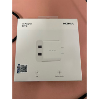Nokia 諾基亞 E6310 17W 2.4A 雙USB 快速充電器 雙USB介面充電器