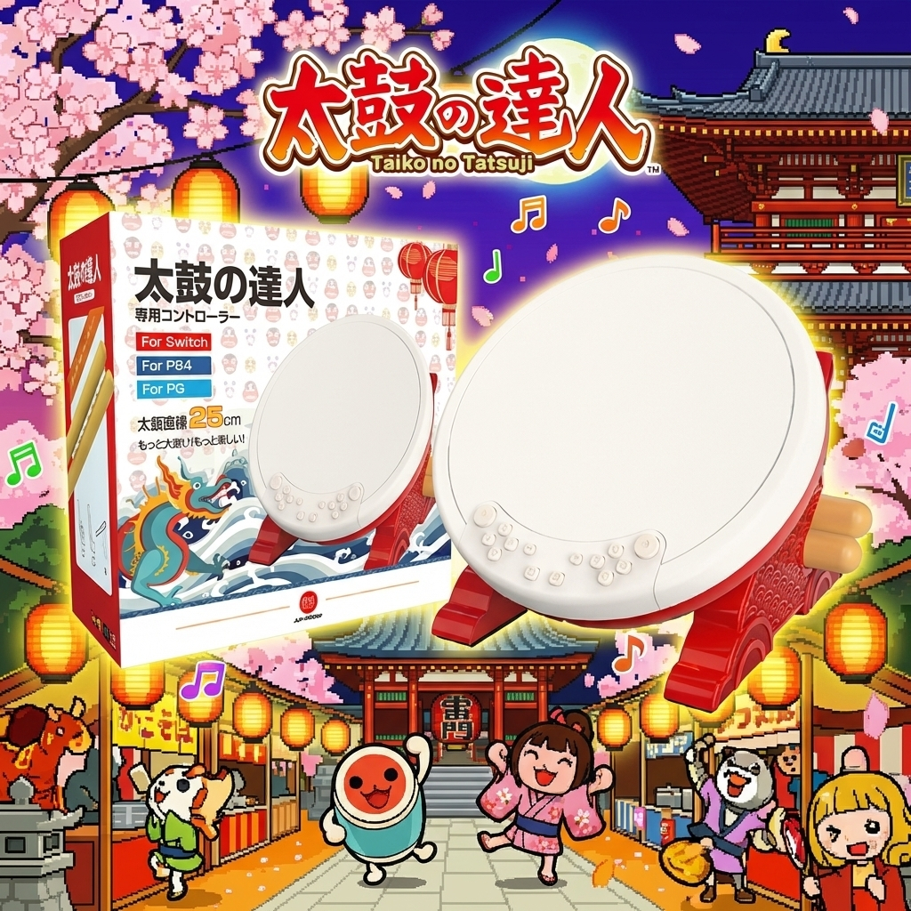 【兩隻臘腸】 良值 HORI 原廠 太鼓達人專用鼓 NS Switch PS PC 二代 三代 太鼓達人