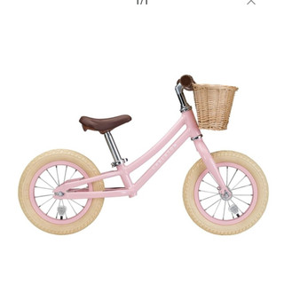 Chelston Bikes Mini Dutch 經典復古滑步車-冰淇淋粉