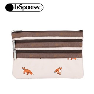 Lesportsac 3-Zip Cosmetic 三層拉鍊化妝包 收納包 盥洗包 送禮 禮物 推薦 女包 森林小狐狸
