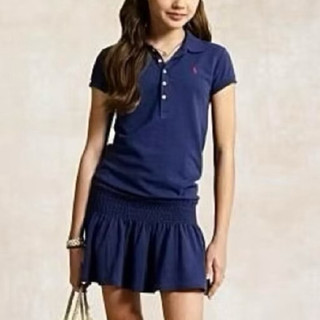 Ralph Lauren Polo 🇺🇸網眼Polo洋裝 6T 6X～2色 RL 童裝 魚尾 連身裙 DM款