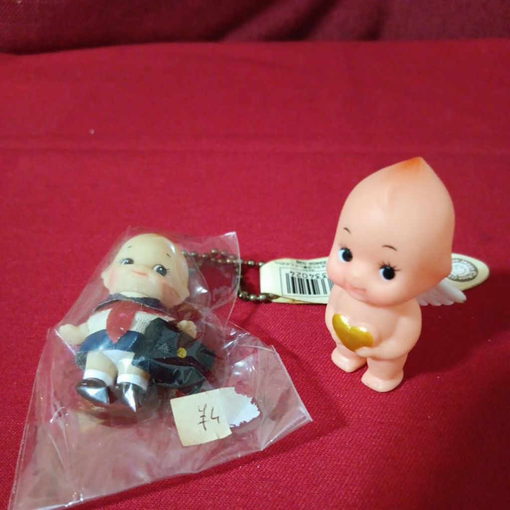 一組價格 早期 日本限定 Q比 q比 丘比 吊飾 掛飾鑰匙圈 吉祥物 抱心 翅膀 天使q比 絕版珍藏 魔法找回憶