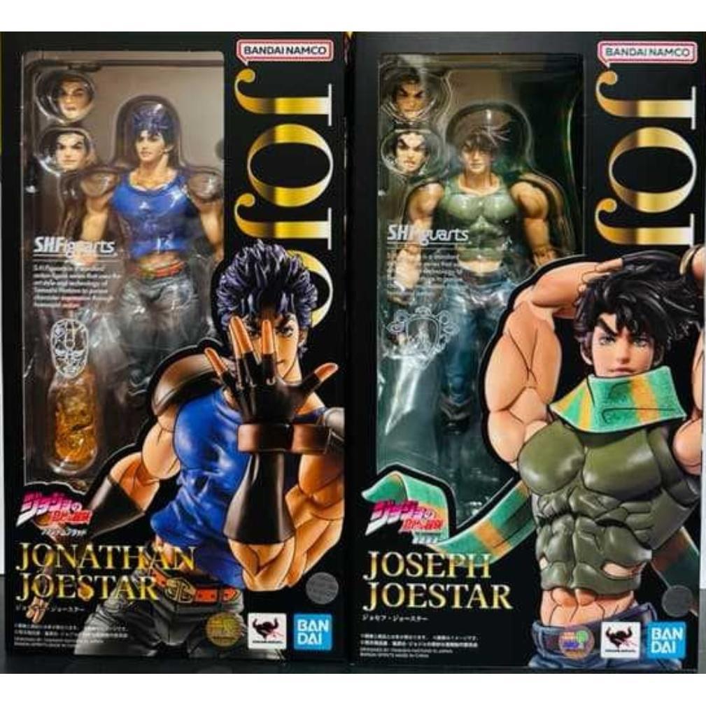 萬代 SHF JoJo的奇妙冒險 喬瑟夫 喬斯達 喬納森·喬斯達 代理 雙套組 現貨w(領卷更優惠且免運)玩具研究中心