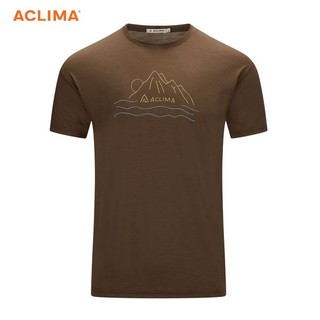 挪威[ACLIMA]LW140 Classic Tee Sunset M 男輕量T恤-夕陽/抗臭抑菌/溫控調節