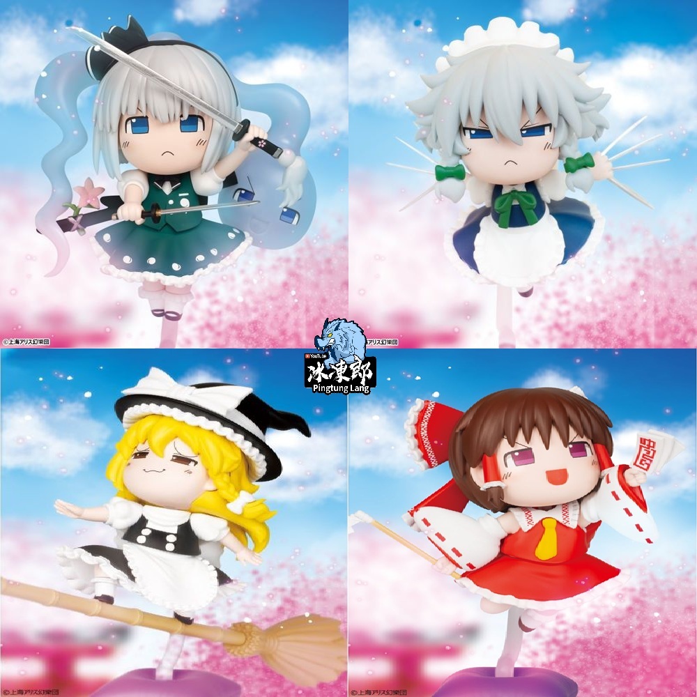 🌀日版客🌀 日版 東方Project 博麗靈夢 霧雨魔理沙 十六夜咲夜 魂魄妖夢 KONAMI 景品 公仔