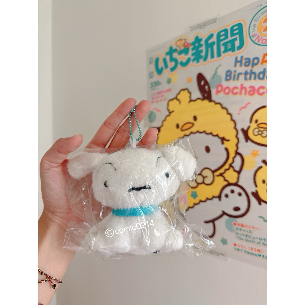 蠟筆小新 小白娃娃 彩色小白 玩偶吊飾 潦草小白 髒髒小白 黑色小白 野原小白 小狗 登山扣 珠鏈吊飾