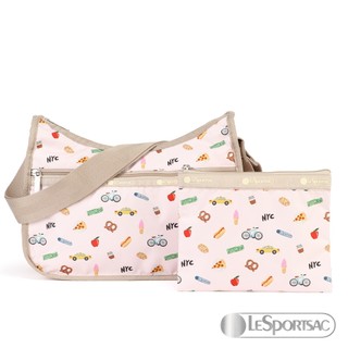 LeSportsac - Standard 側背水餃包/流浪包-附化妝包 (紐約經典) 7520PB HF56