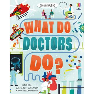 優異書籍 <Usborne> What Do Doctors Do? 精裝書