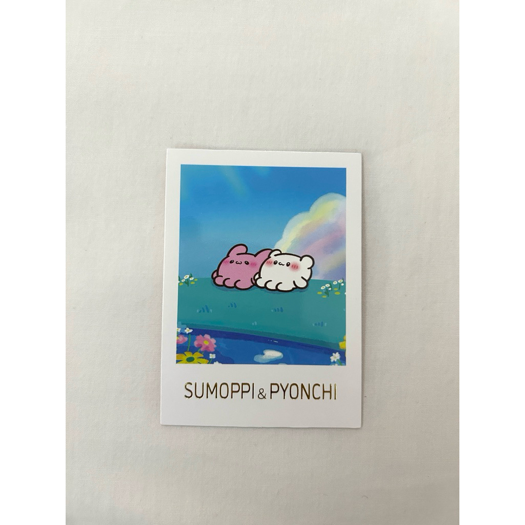 Loveez Sumoppi Pyonchi 拍立得 燙金 小卡