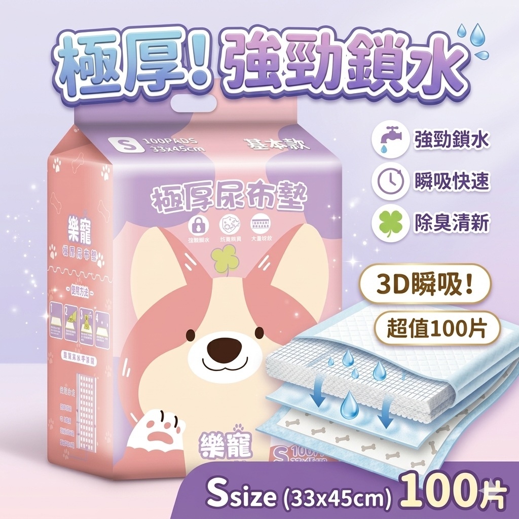 【快速出貨】🔥滿100折42🔥【單片特賣】尿布 尿布墊 樂園尿布 狗尿墊 狗尿布 業務包 樂園尿布墊產墊 尿墊 拋棄式產