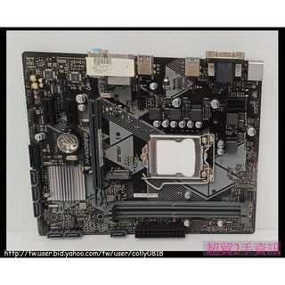 超貿2手資訊 ASUS B360M-K /DDR4/SATA/PCI-E/1151-保固1個月