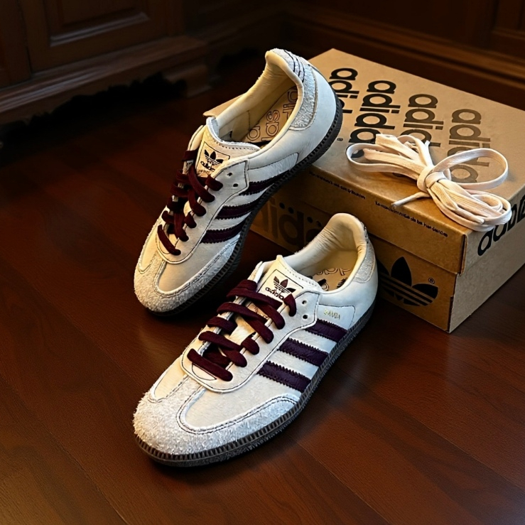 🇯🇵 adidas originals SAMBA OG 德訓 復古時尚 舒適百搭 板鞋 男女同款 米褐色 IG1987