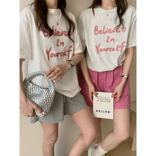 【CHILL】現貨 質感天花板！Believe立體毛線繡短Tee 立體刺繡 韓系穿搭 百搭短袖 圓領T