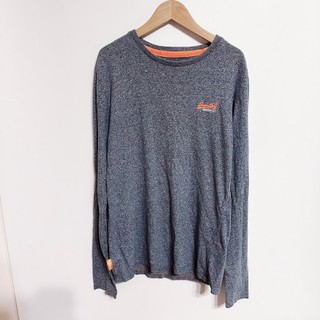 SUPERDRY 極度乾燥 LOGO 長袖T恤 M號