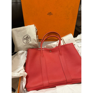 (保證真品）（7成新）愛馬仕Hermes手提包Hermès Garden Party 36 花園包gardan網紅必備