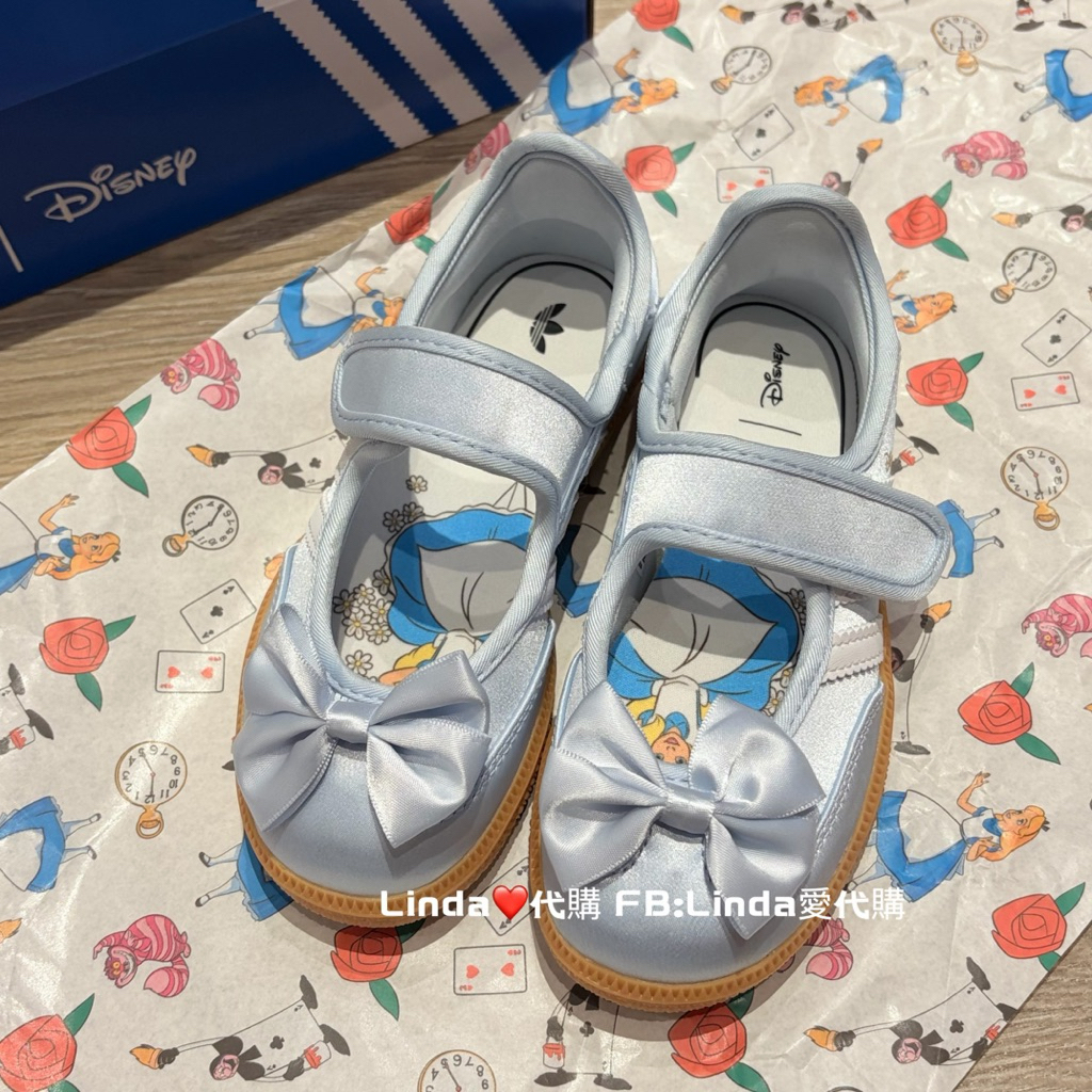 Linda❤️代購 Adidas Samba 愛麗絲夢遊仙境 童鞋 緞面 休閒鞋 IH7070 IH1755 魔鬼氈