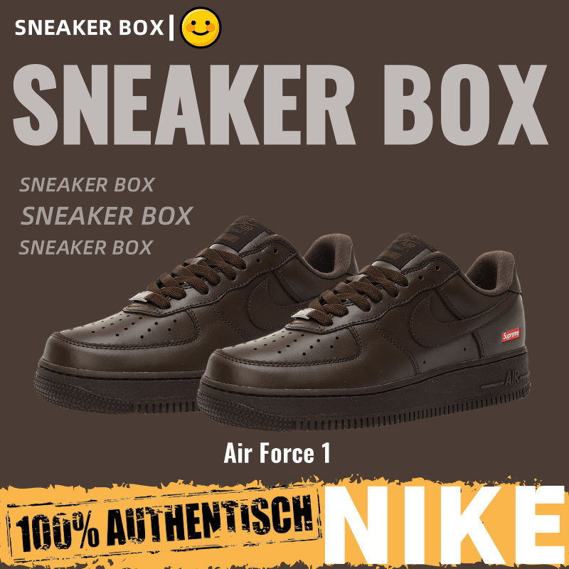 【U+】Nike 鞋 Air Force 1'07 Low"聯名摩卡棕紅" 男鞋 女鞋 低幫休閒運動板鞋 空軍一號
